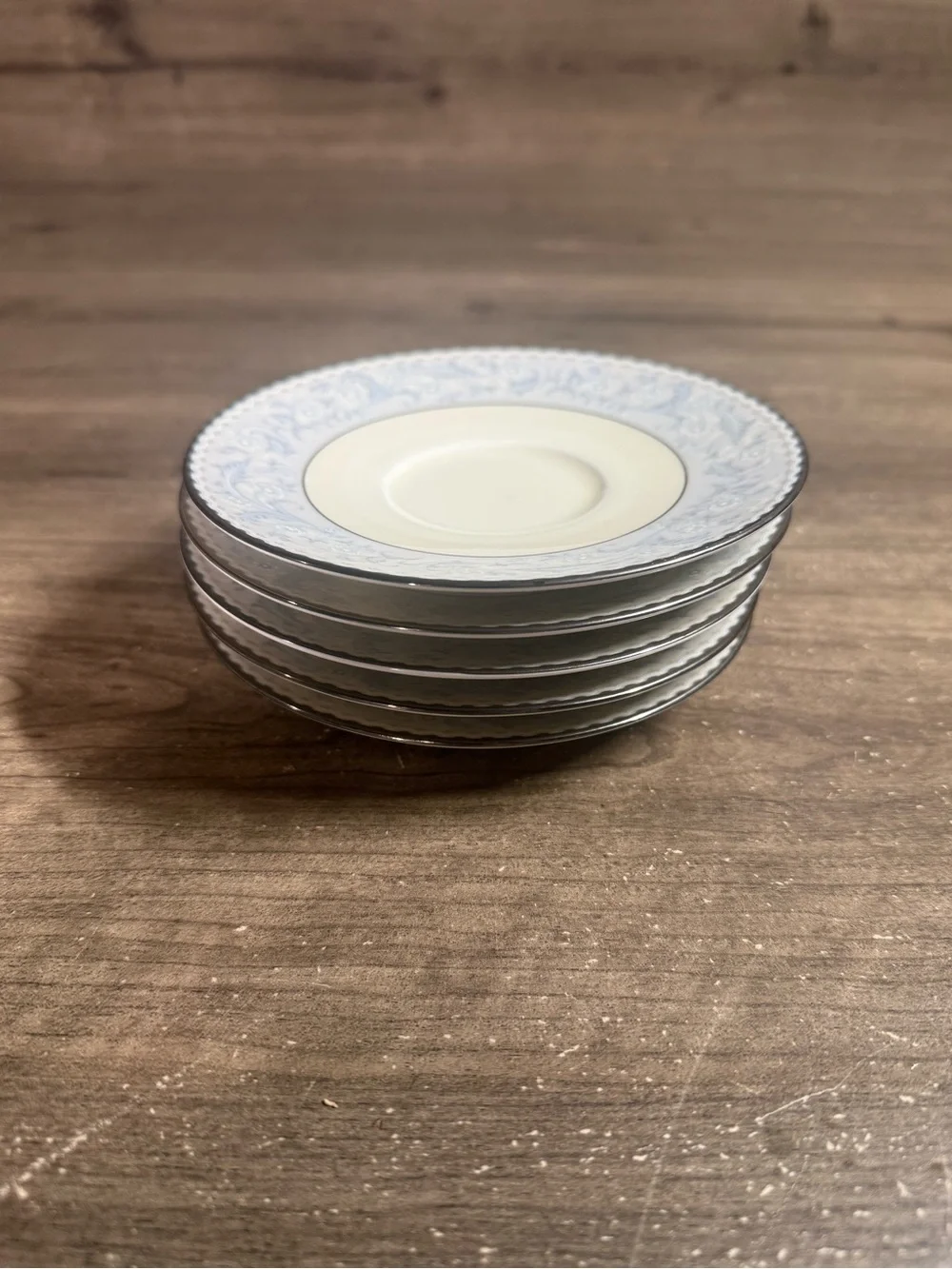(5) Noritake Montebello Coffee Mug Saucers Plates 5.75”